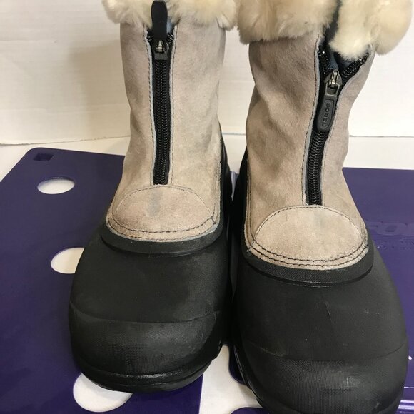 SOREL WOMENS SNOW ANGEL SUEDE BOOTS SIZE 9 - Picture 9 of 9